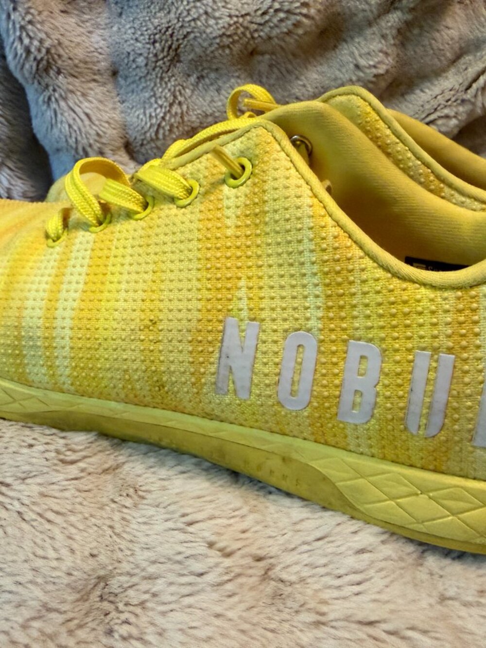 Men's No Bull Training Sneakers Yellow White 11.5 - Picture 5 of 9